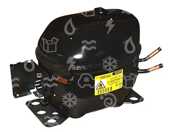 kompresor SECOP HMK12AA, LBP - R600A, 220-240V, 50Hz